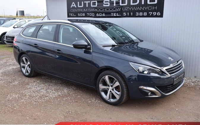 Peugeot 308 cena 36450 przebieg: 204660, rok produkcji 2015 z Leśna małe 781